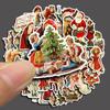 Merry Christmas House Stickers: Santa Claus Planner DIY Decoration - 50 Sheets for Phone & More