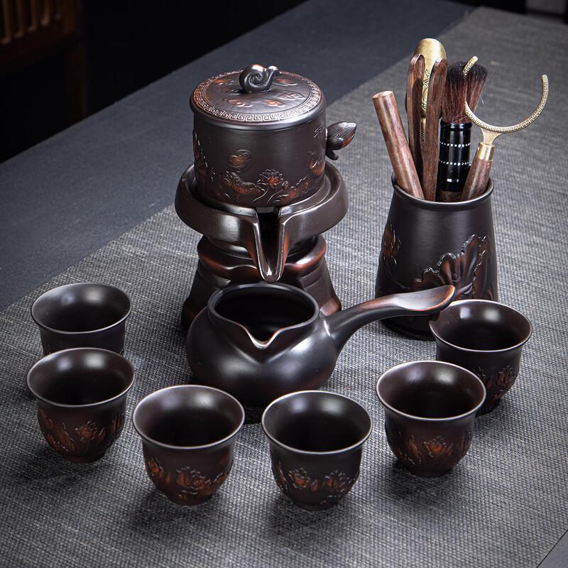 Chinese Automatic Anti-scald Ceramic Tea Set