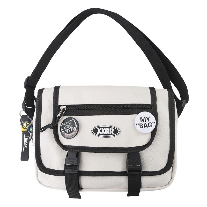 

Сумка через плечо, мужская сумка через плечо, женская сумка-мессенджер большой вместимости белый