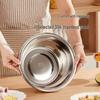 European Style 304 Stainless Steel Basin and Strainer: Vegetable Washing, Draining, Kitchen Rice Filter Basket