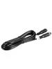 4-Pin Aviation Video Extension Cable, 1 Meter, for Connecting Truck and Bus Surveillance Cameras.