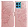 For Motorola Moto G75 5G Case Butterfly Imprinted Wallet Stand PU Leather Flip Phone Cover with Strap