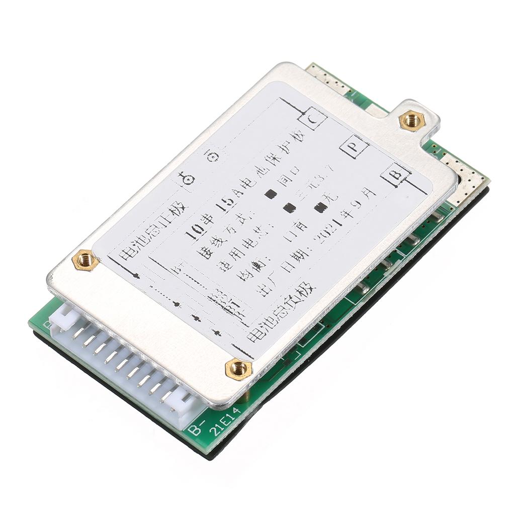 10S 15A 36VCelsius37V Protections Board Li-ion Batterys BMSCelsiusPCBCelsiusPCM Board with Balance Function for E-Bike Electric