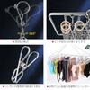 HOSUR Stainless Steel Folding Clothes Pinch 52 Pinch Clothes Drying Clothes Gift 10 Spare Clothes Pinch Silver Hanger, Hanger, Multi-Function Storage,