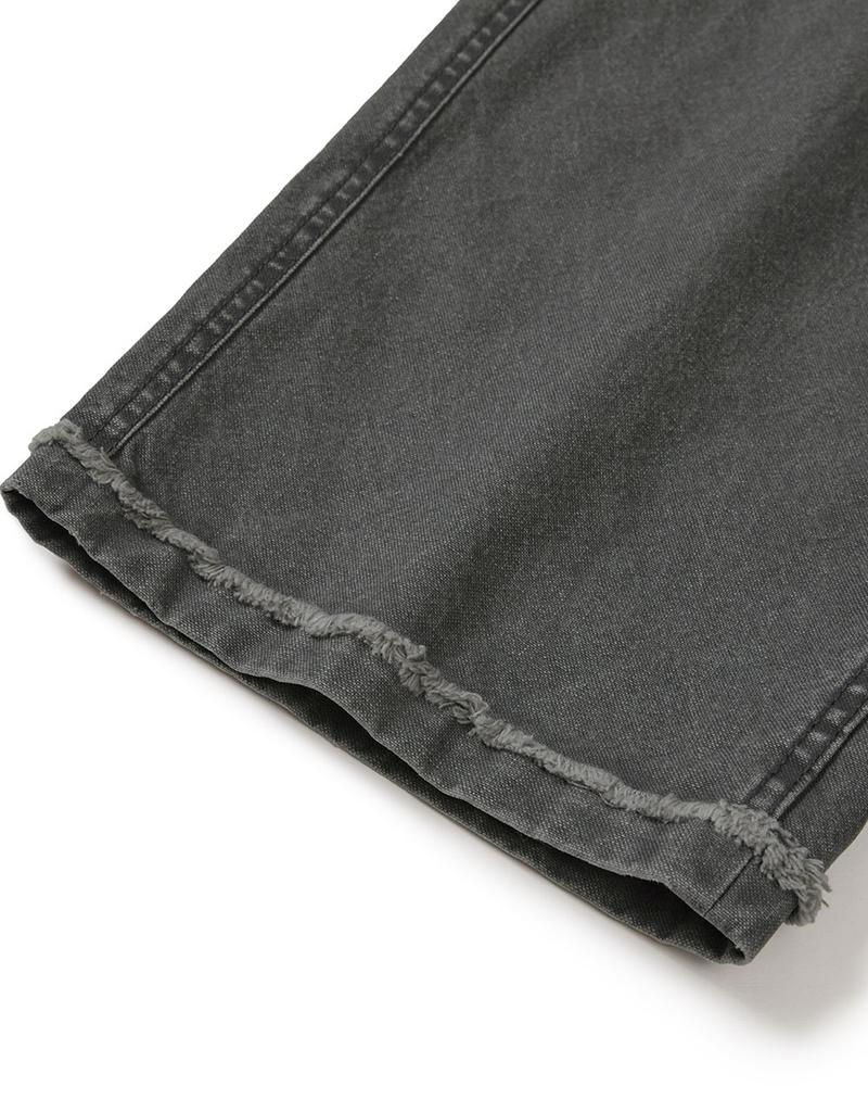Mmlg [Mmlg] Washed Wide Pants (Charcoal)