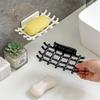 Soap Box Wall Mounted Drainage Shelf For Home Use No Punching High-End Bathroom New Soap Dish Rack Hooks For High-End Bathrooms