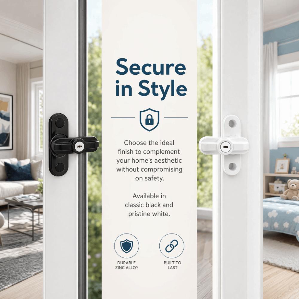 Proof Window Sash Lock Zinc alloy Anti Theft Window Lock Secure Window Lock Office