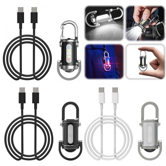 Rechargeable LED Flashlight High Brightness 3 Lighting Modes Waterproof Compact