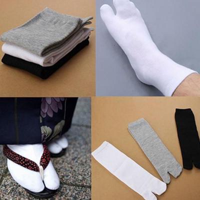 1 Paar Unisex japanische Kimono Flip Flop Sandale Split Toe Tabi Ninja Geta Socken