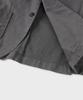 Panicale Charcoal Garment-Dyed Casual Cotton Jacket