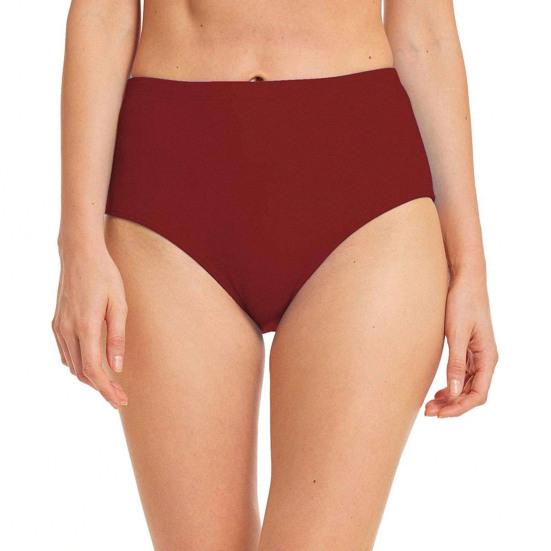 Women's High Waisted Bikini Bottom Full Coverage Tankini Swim Bottoms High Cut Tummy Control Bathing Suit Bottom