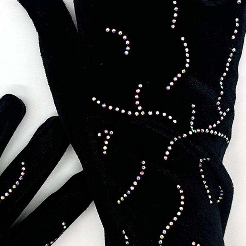 Bridal Sleeves Gloves Wedding Dancing Gloves Christmas Party Supply Long Stretchy Gloves for Concert Operas