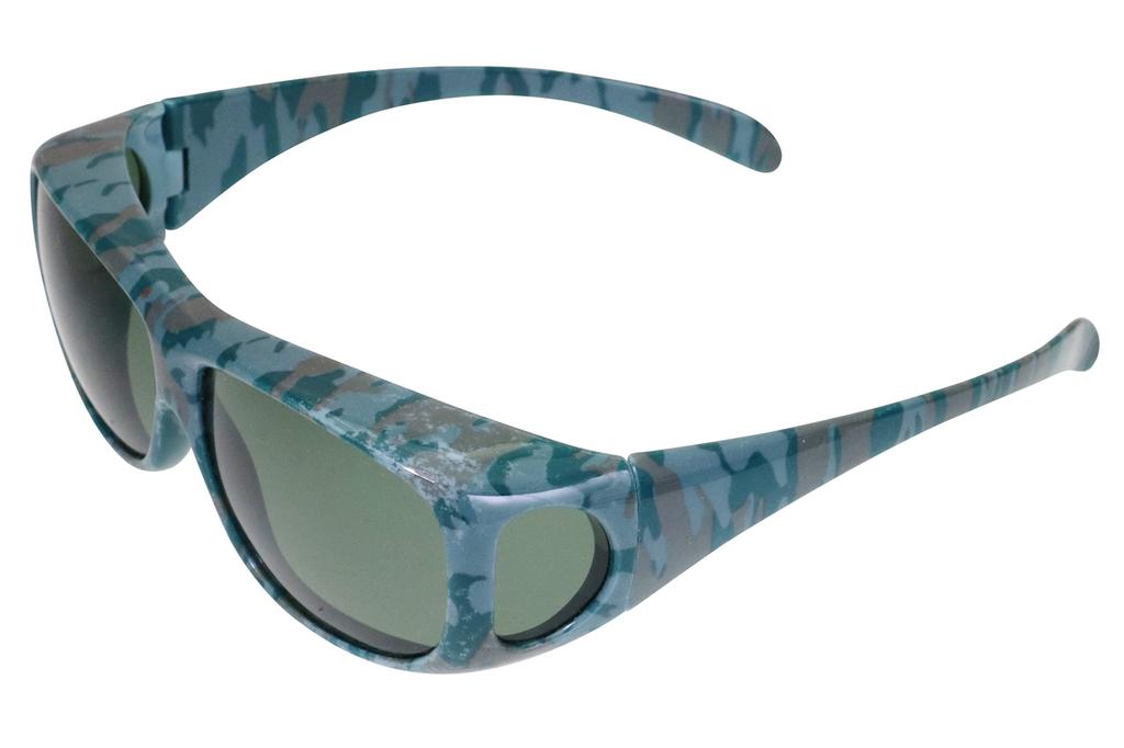 Zealot ZEOG01MLBLN Camouflage Pattern 8 for Men and Outdoor Blue Over-the-Eye Sunglasses, Colors, Polarized, Mirrored, Women, Fishing, Activities,