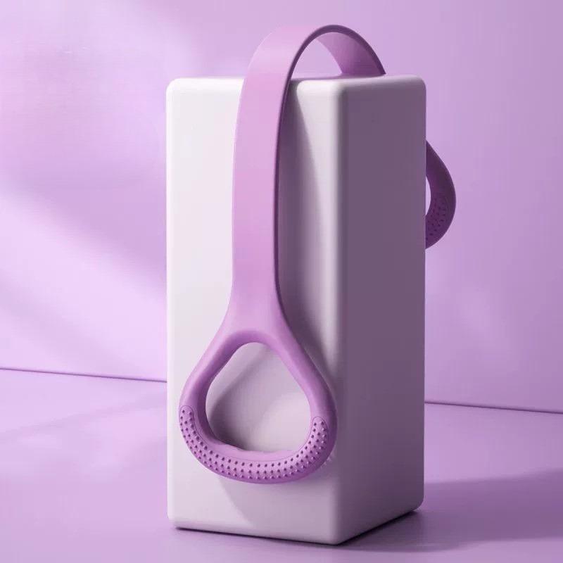 

Силиконовая лента для йоги с сопротивлением, Многофункциональная эластичная фитнес-лента, Подходит для упражнений на спину, талию, руки, для тренировок на открытом воздухе фиолетовый