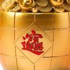 Exquisite Piggy Shape Figurine Chinese Feng Shui Collectible Luck and Wealth for Desktop Home TV