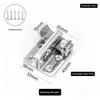 Flip Latch Gate Latches Slide Bolt Latch Safety Door Lock Catch For Barn Cabinet Pet Cage Garden Bathroom Garage Window Slid