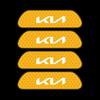 MYMX8 4PCS Car Door Sticker Safety Warning Reflective Mark For KIA Rio Ceed Sportage Cerato Soul