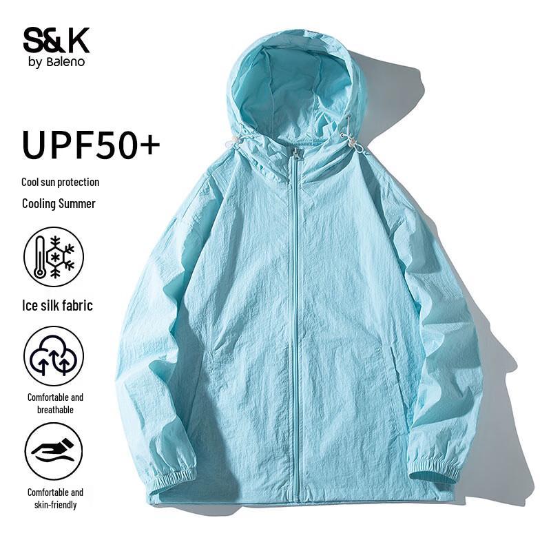 Baleno S&K Unisex Ice Silk UPF50+ Sun Protection Jacket