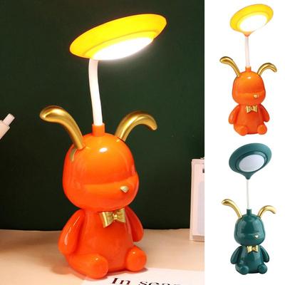 Folding Modern Small Lamp Lamp Night Lighty Cartoon Desktop Bedroom Table Lamp Children Learning LED Light USB Rechargeable