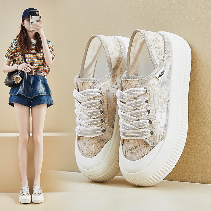 Xiaoxiangfeng Fisherman Shoes Breathable Mesh Small White Board Shoes Summer Two Wear Sports Shoes Casual Shoes Hollow