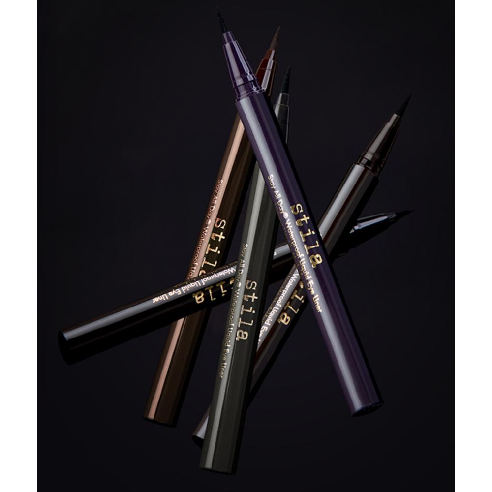 Stila Stay All Day Waterproof Liquid Eyeliner, Dark Brown, 1 pc.
