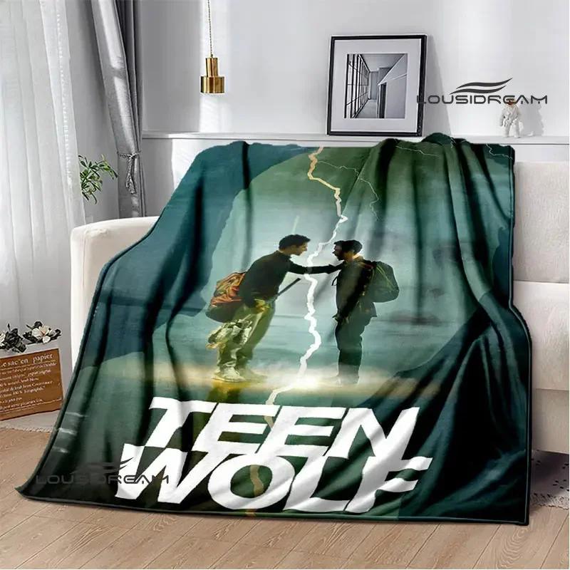 Movie Teen Wolf printed BlanketS Picnic blanket Warm blanket Soft and comfortable Home travel blanket bed linings birthday gift