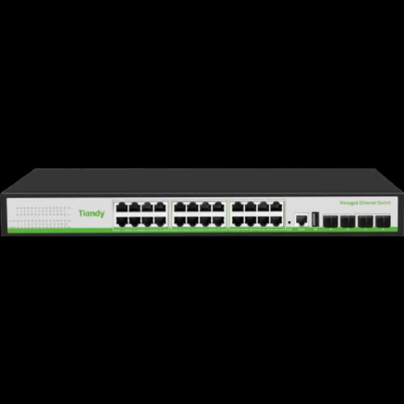 

Tiandy Layer 3 Managed 24-Port Ethernet Switch
