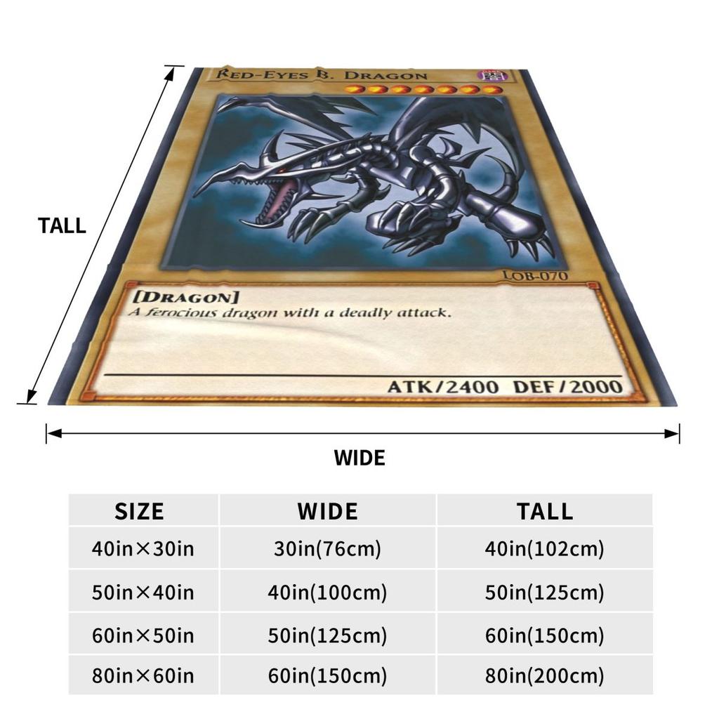 Anime Yu Gi Oh Karta Koc Polar Koralowy Pluszowy Smok Gra Kreskówka Miękki Koc do Rzucania na Domową Kanapę Sypialnię Kołdra