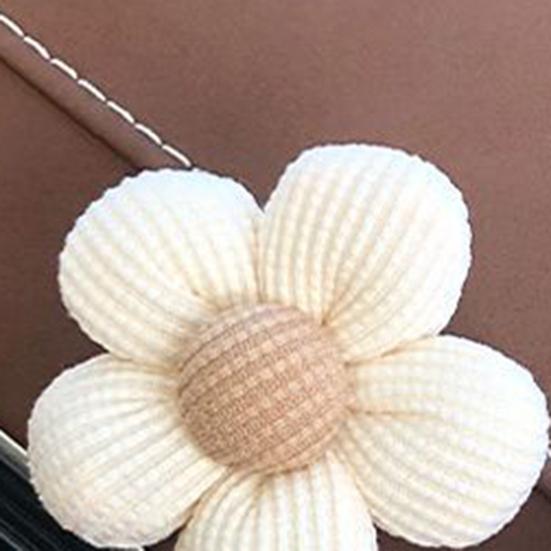 2/3Pcs Sweet Flower Shape Car Mini Hooks Dashboard Backseat Car Hanger Organizer Purse Earphone Charging Cable Adhesive Hooks