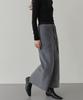 MAKE A TOAST Soft Mix Long Skirt (Gray) Mbffsk002Gr