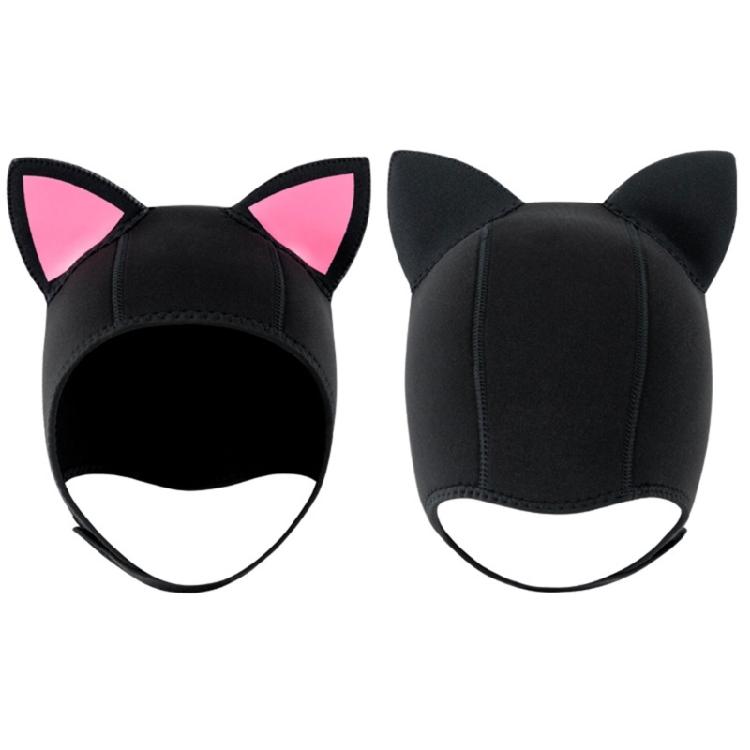 3mm Swimming Caps Cats Ear Diving Caps Diving Headgear Diving Hood Comfortable Diving Hat Surf Caps for Men Women