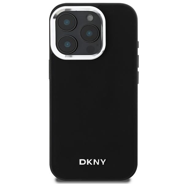 Dkny Dkhmp16Xpscmclk Iphone 16 Pro Max6.9 Czarny/Black Hardcase Gładkie Srebrne Logo Magsafe