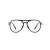 Oversized Pilot Frame Double Bridge Comfortable Photochromic Reading Glasses +0.75 To +4