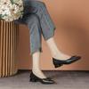 Leather flat for Huizhou women's shoes Su Yinyin, the same pointed single shoes for women's spring new Mary Jane shoes for women