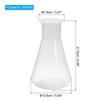 PATIKIL 1000ml Plastic Erlenmeyer Flask, 1 Piece, Wide-Mouth Erlenmeyer Flask for Laboratory Use, Clear