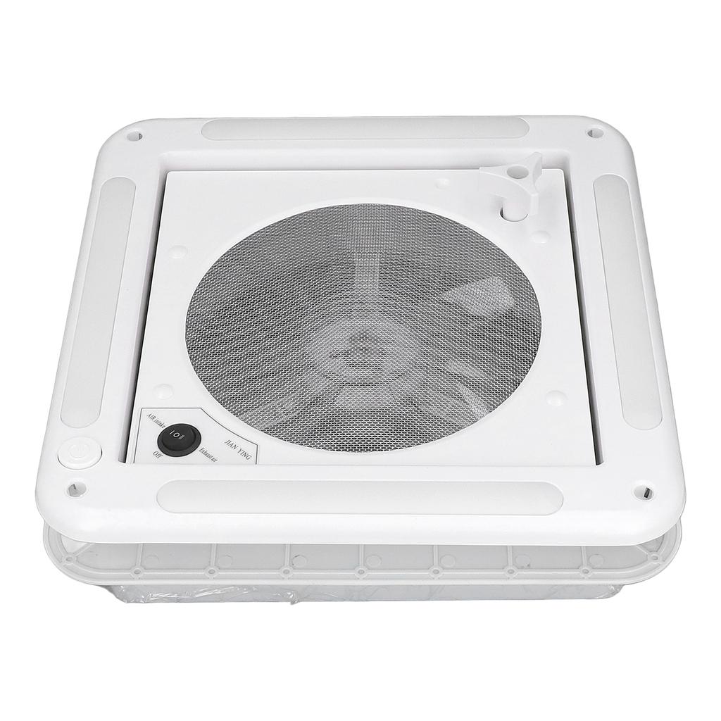 RV Střešní ventilační ventilátor 12V 3,6W Reverzibilní odsávací ventilátor Větrání vzduchu Stropní ventilátor se světlem pro loď