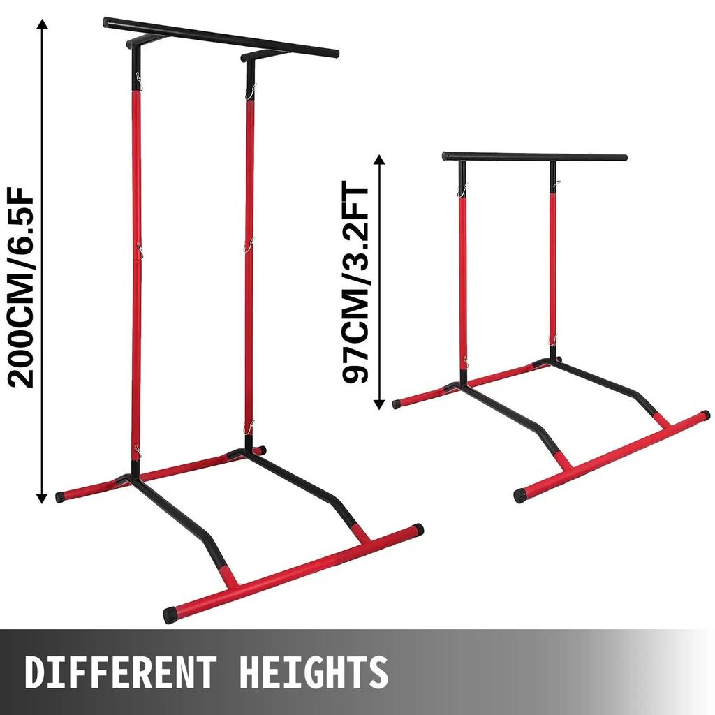Stazione Trazioni Dip 220LBS Power Tower Stazione Multi-Stazione Power Tower Esercizio Indoor Trazioni