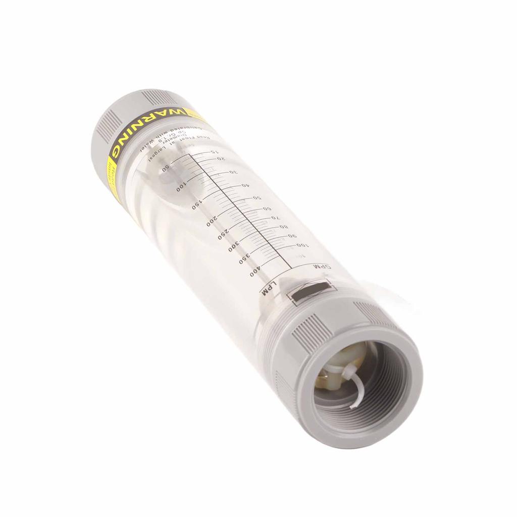 LZM‑40G Tube Type Acrylic Plexiglass Liquid Flowmeter Internal Thread G1‑1 2 Or BSP 10‑100GPM