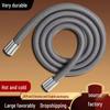 Reinforced Nylon Silk Shower Hose, Stainless Steel Anti-Scald, Anti-Tangle, Explosion-Proof, Flexible and Universal Fit
