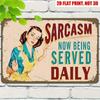 Funny Tin Sign Vintage Sarcasm Metal Poster 8x12 Wall Decor For Home Bar Cafe