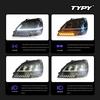 LED Projector Headlights with Flowing Turn Signals for 1998-2003 Lexus RX