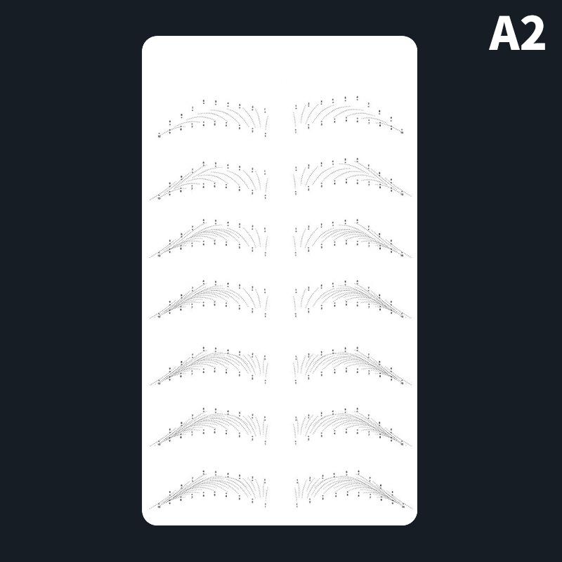 

Полуперманентная дикая линия бровей татуировка практика кожа для начинающих вышивка силиконовая имитация бровей обучение кожа татуировки инструменты