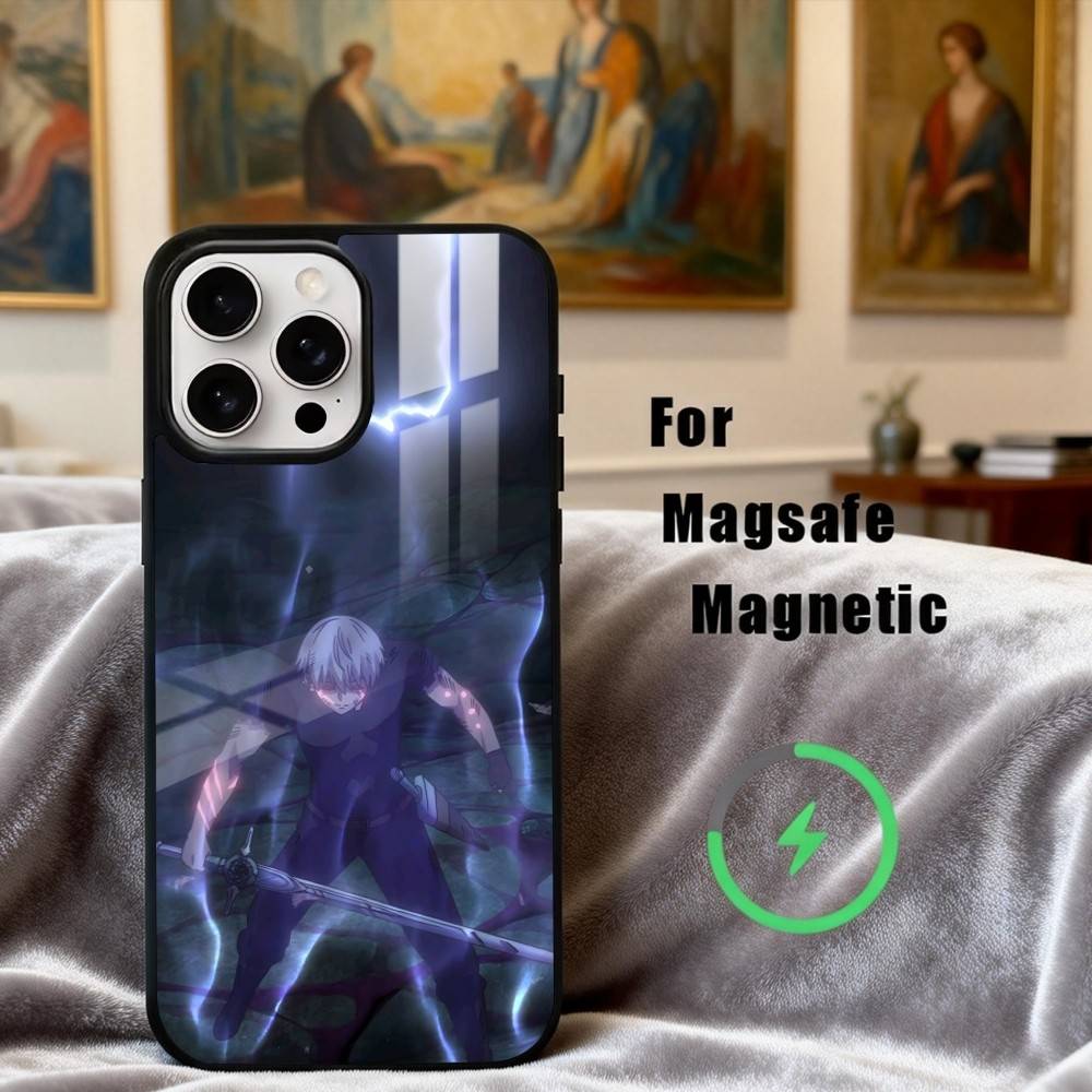 Manga R-Ragna C-Crimson-N Handyhülle Für iPhone 17,16,15,14,13,12,Plus,Pro,Max für Magsafe Magnetisches Kabelloses Laden