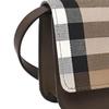 Burberry Vintage Check Canvas Belt Bag Beige Leather Trim Waist Pouch 81134081
