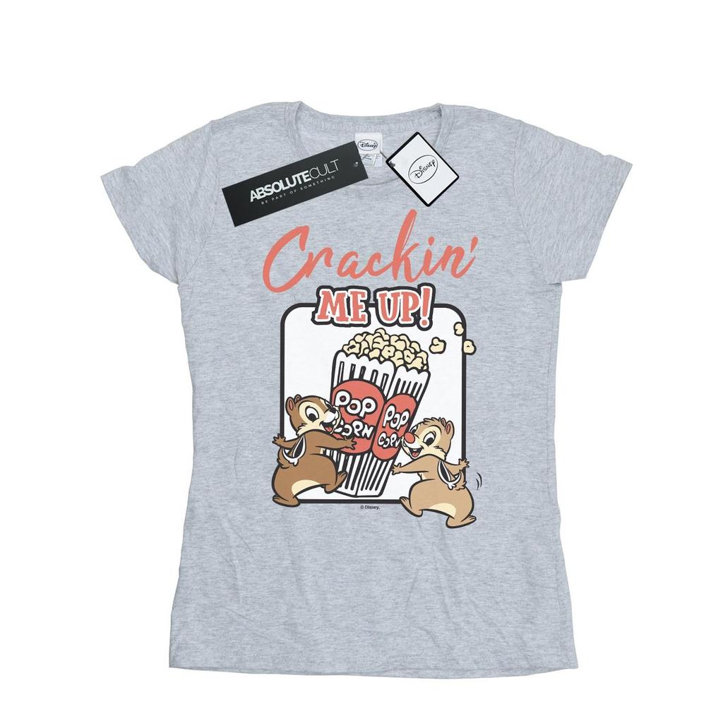 Disney Womens/Ladies Chip N Dale Crackin Me Up Cotton T-Shirt