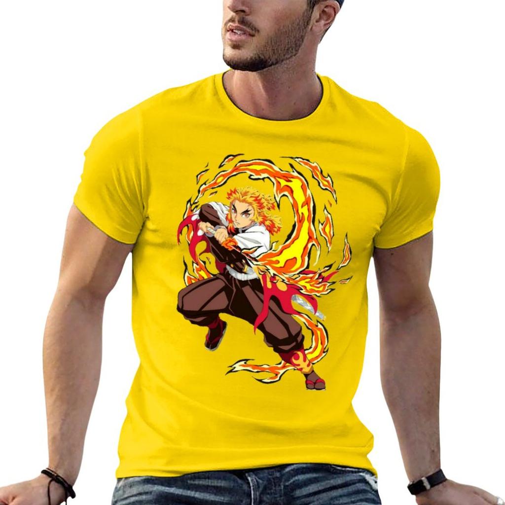 New Kimetsu No Yaiba T-Shirt plain t-shirt oversized t shirt black t shirts Men's clothing