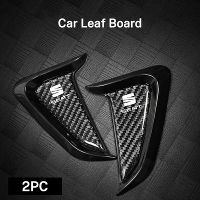 2 Stück Auto Seitenkotflügel Entlüftung Luftkotflügel Abdeckung Zierleisten Zubehör für Ibiza FR Ateca Altea Leon Alhambra Exeo Arona Toledo Cupra