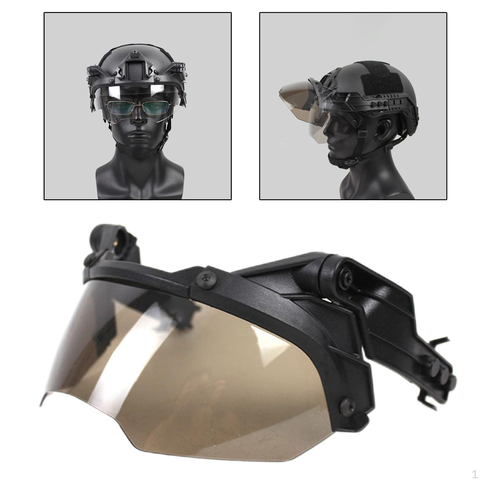 

OP Goggles Accessories Protective Fast Mich Adjustable Split Anti-Fog Safety for Black A