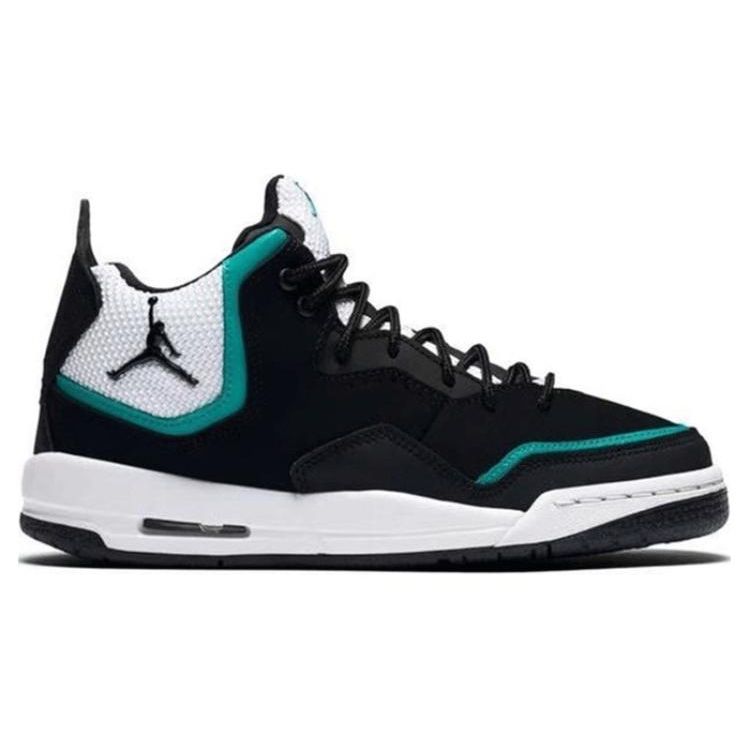Jordan Courtside 23 PU Synthetic Leather Comfortable Versatile Daily Non-Slip Wear-Resistant Mid-Top Kids Basketball Shoes AR1002-003