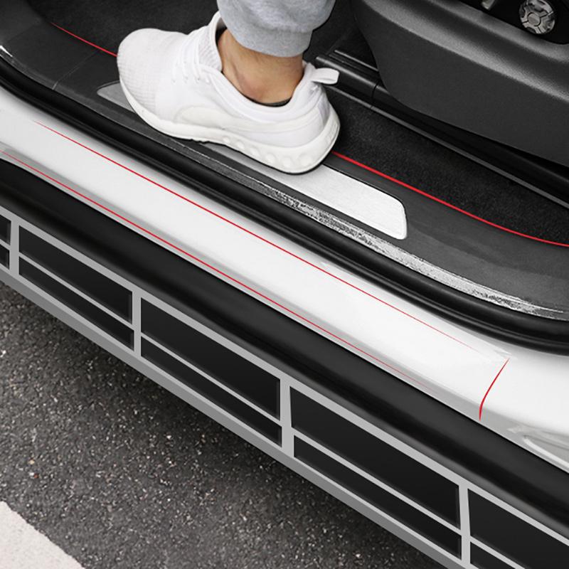 Naklejki ochronne na drzwi samochodu Nano Tape Przezroczyste, odporne na zarysowania Naklejki samochodowe Folia ochronna na próg bagażnika Ochronna krawędź drzwi